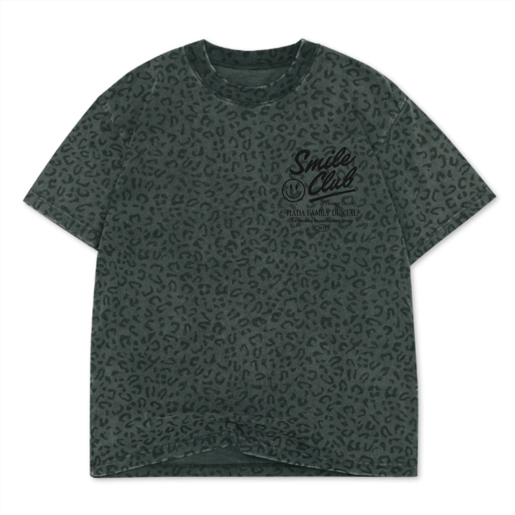 Black Leopard Tee