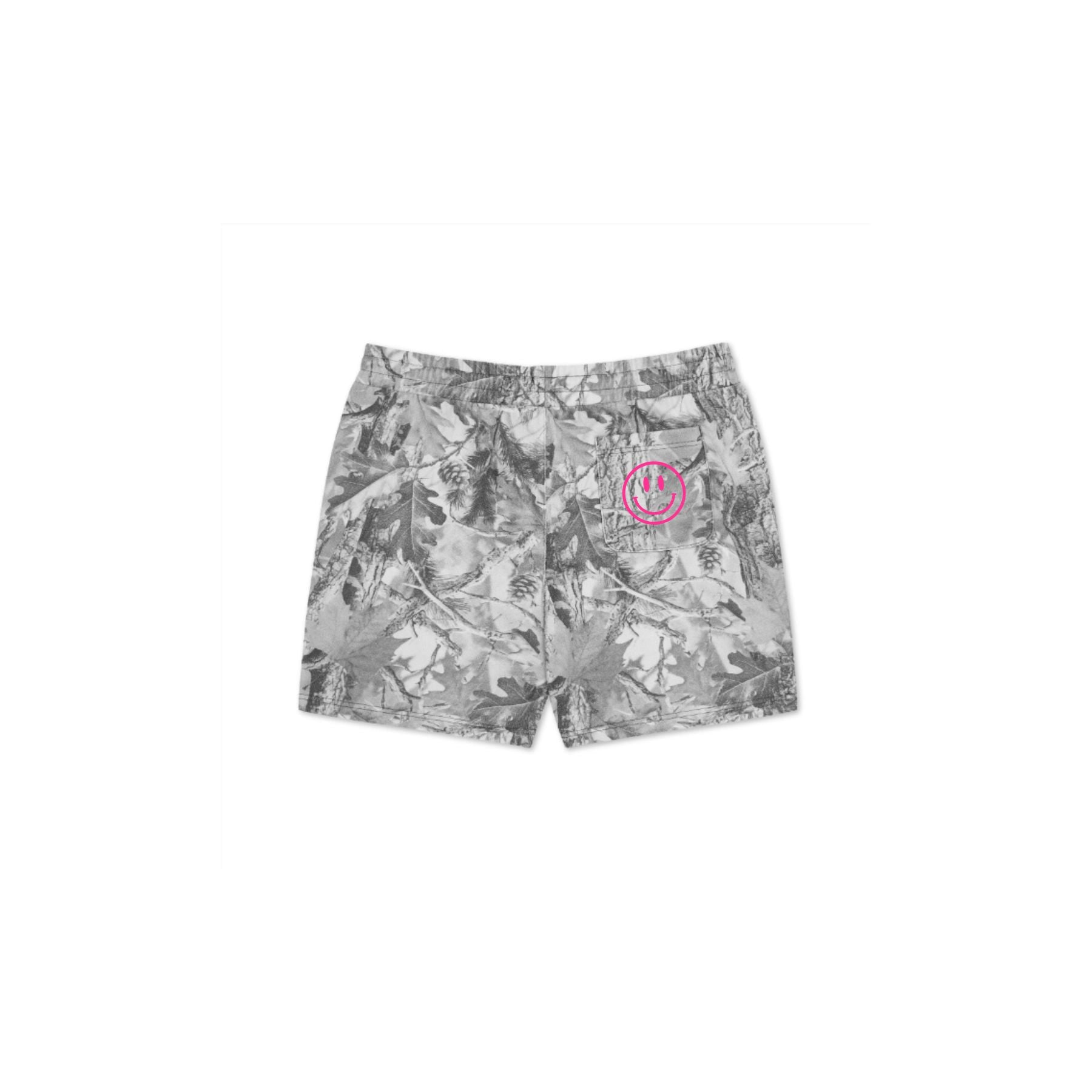 Hot Pink Gray Camo Sweatshorts