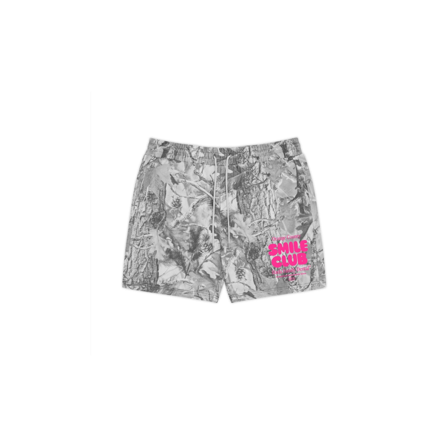 Hot Pink Gray Camo Sweatshorts