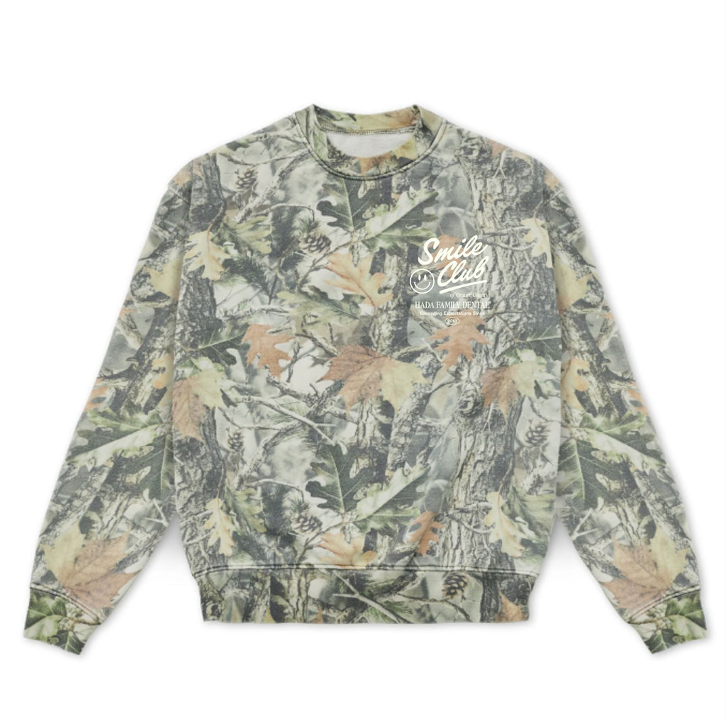Cream Camo Crewneck