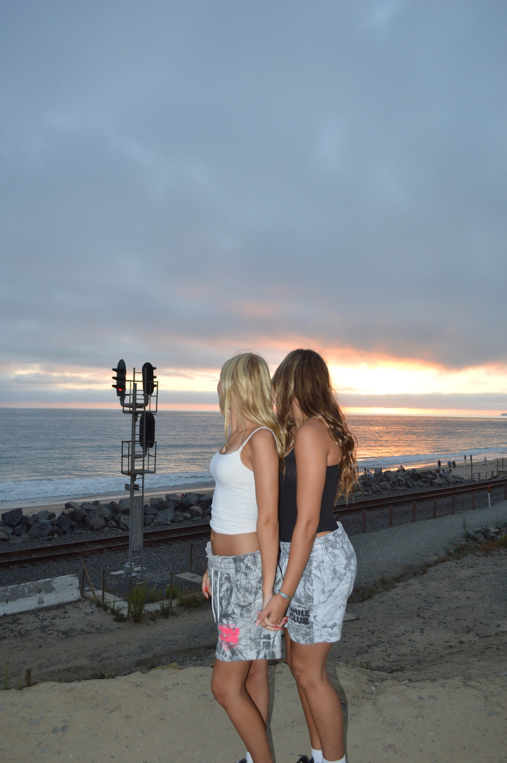 Black Gray Camo Sweatshorts