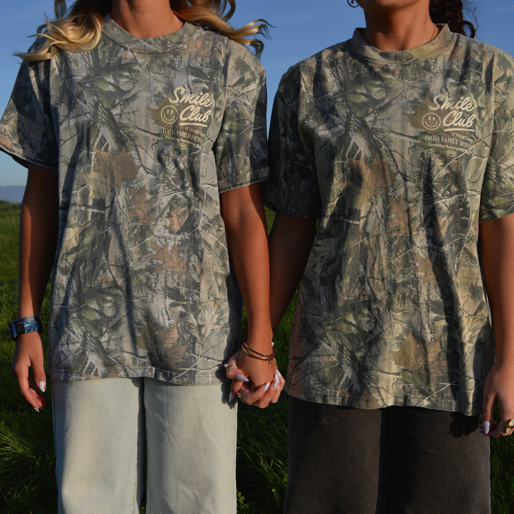 Cream Tree Camo Tee