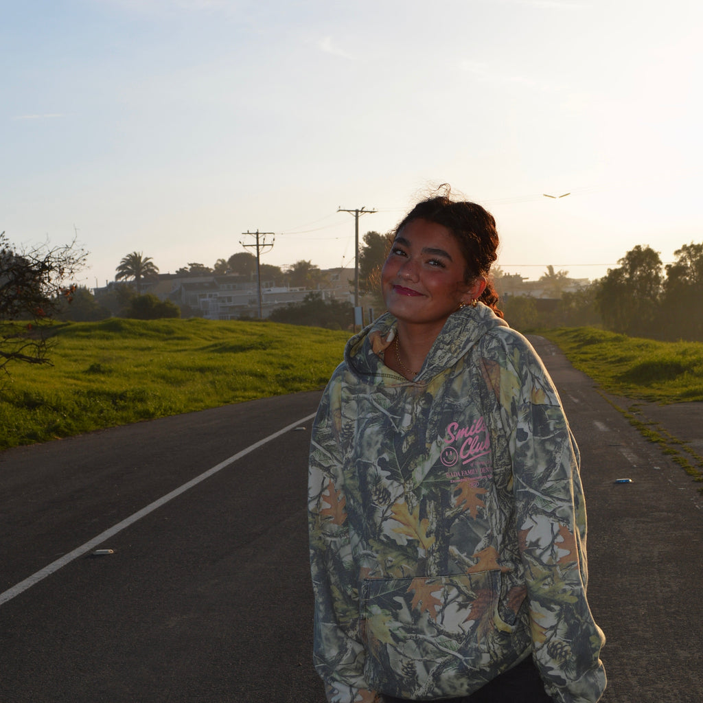 Pink Tree Camo Hoodie